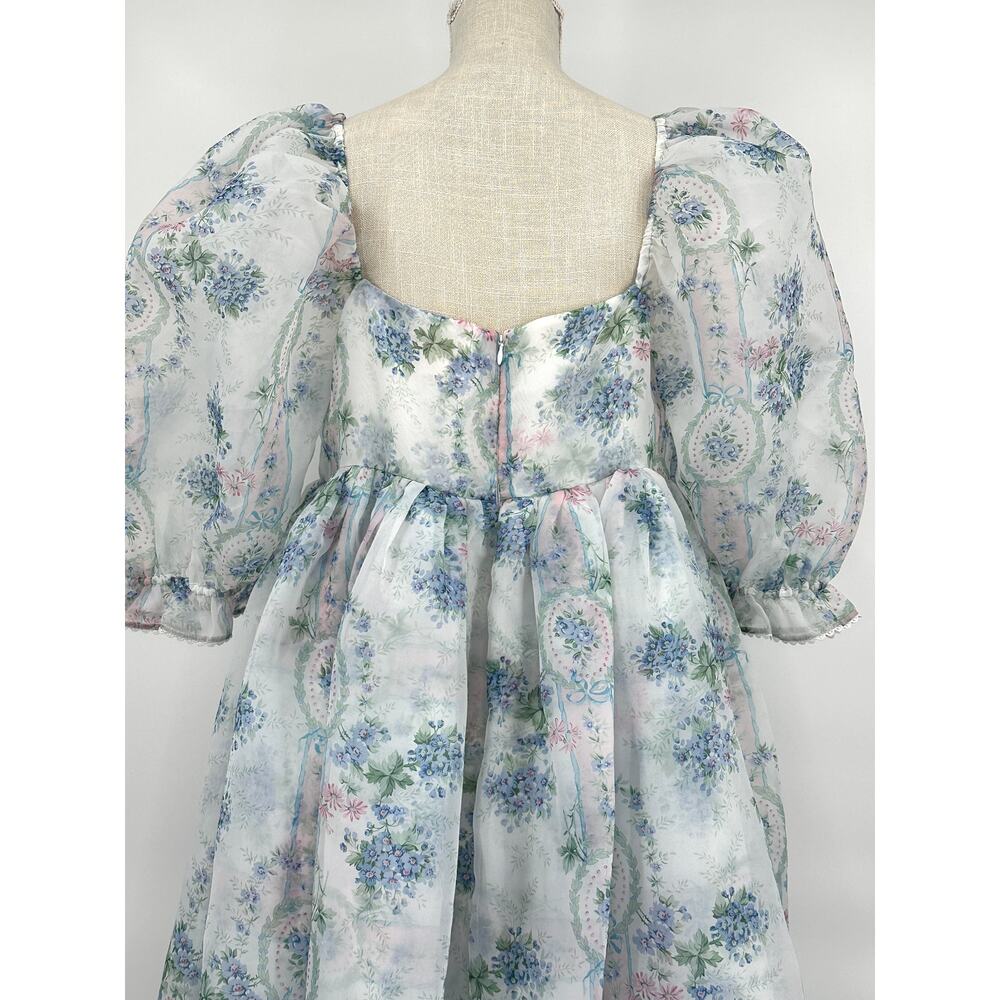 Selkie‎ La Belle Etoile Organza French Puff Dress XL - Picture 8 of 13